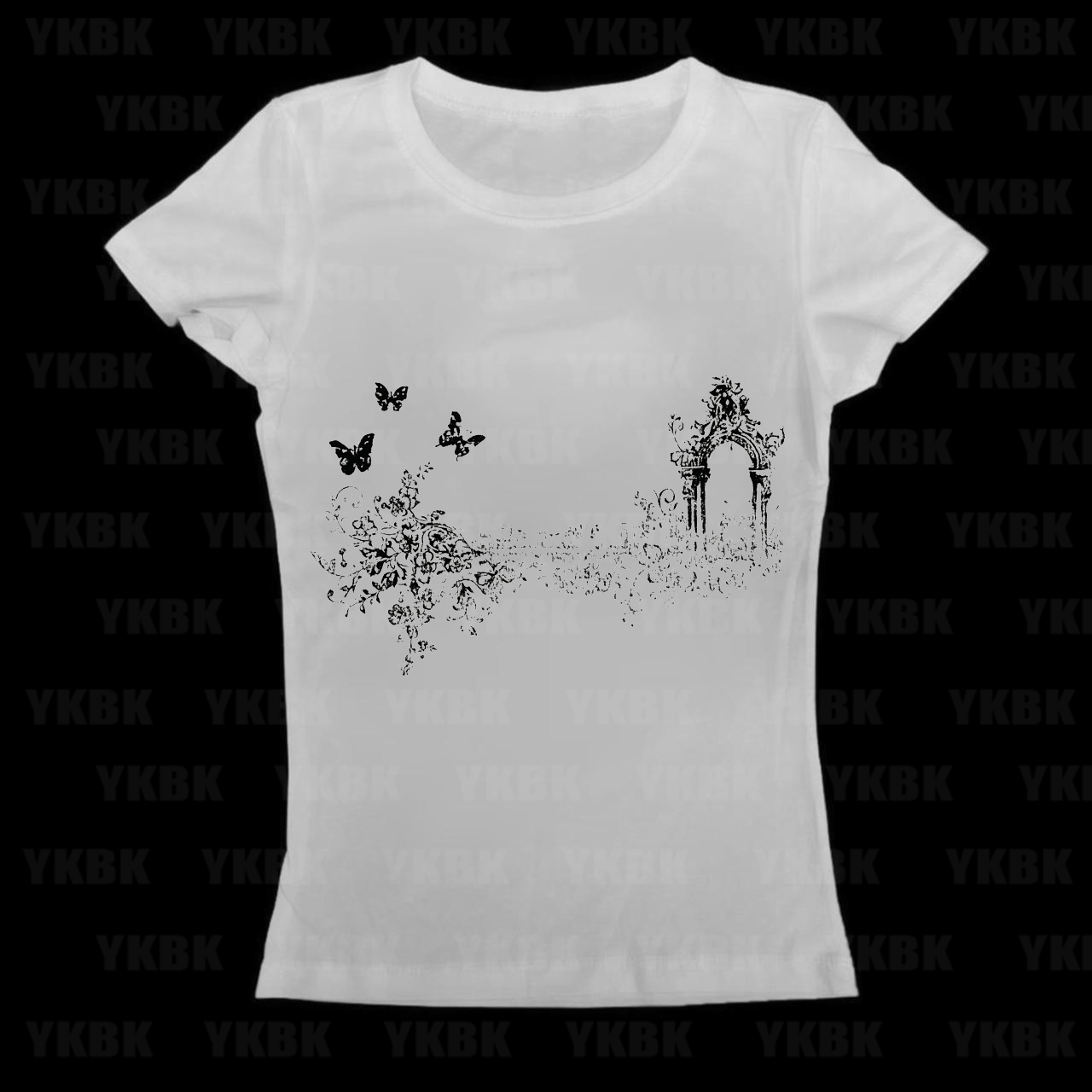 Y2K Graphic Baby Tee Crop - Kaos Crop Top Vintage Baby Tee