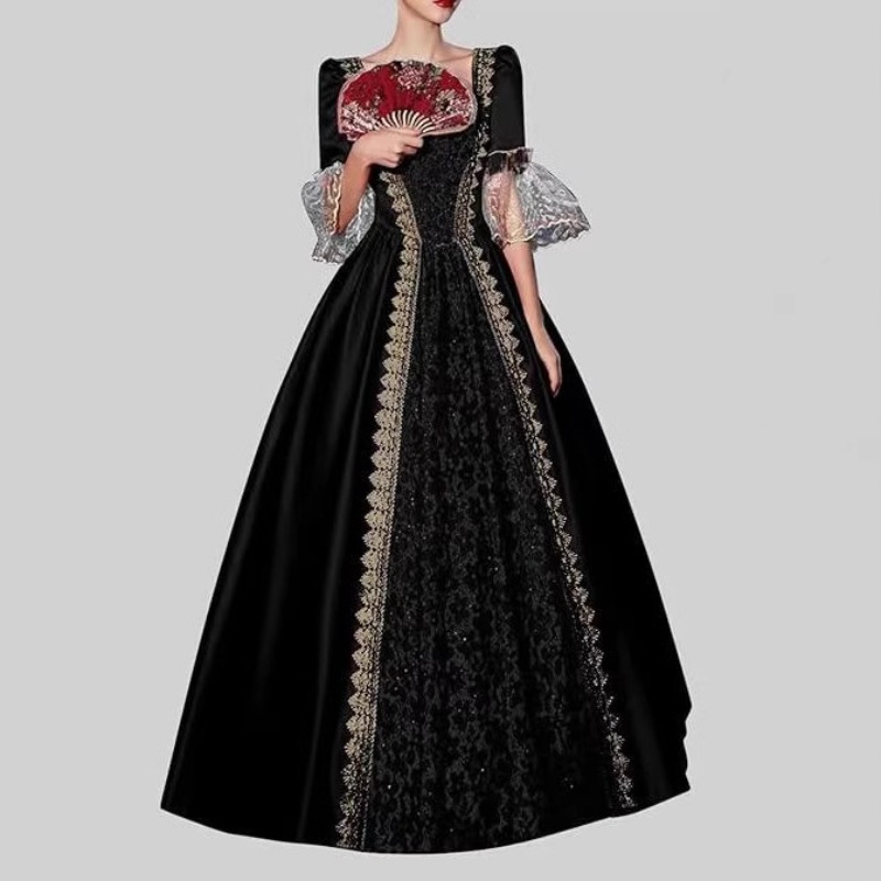 Dresses - Gaun Wanita S-5XL Baru Gaya Abad