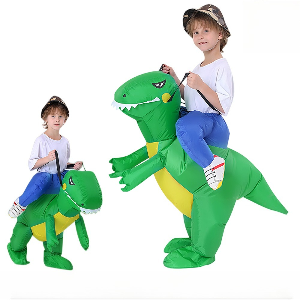Dresses - ZOETOPKID Kostum Dinosaurus Hijau Tiup, Kostum
