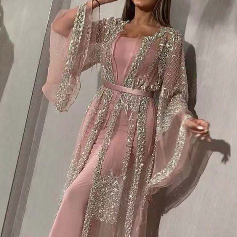 Gaun Panjang Lengan Panjang Gl - French Vintage Floral Midi Dress ulasan dan harga