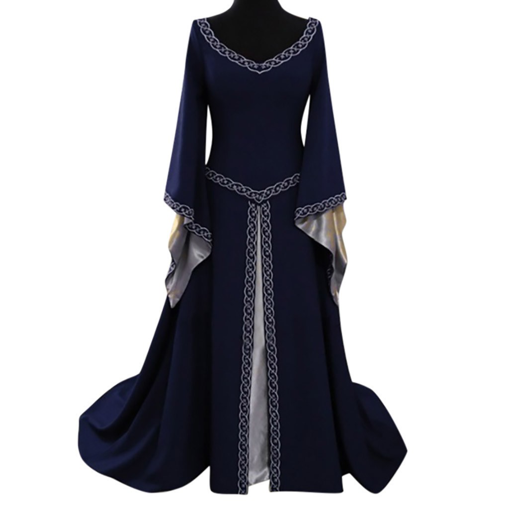 Gaun retro lengan panjang, ber - Dresses ulasan dan harga