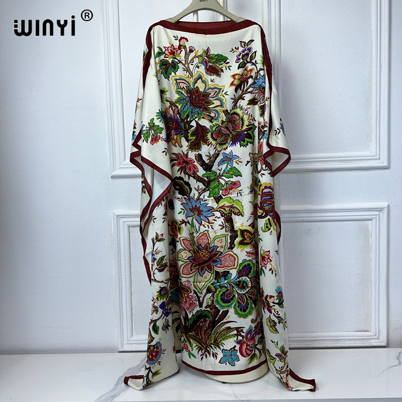 WINYI Pakaian Afrika Berkualit - Boho Summer Beach Maxi Dress ulasan dan harga