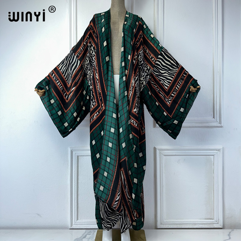WINYI Kimono Seksi Musim Panas - Boho Summer Beach Maxi Dress ulasan dan harga