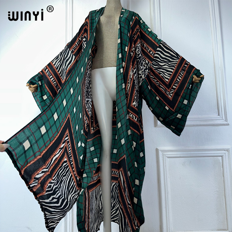 WINYI Kimono Seksi Musim Panas - Boho Summer Beach Maxi Dress ulasan dan harga