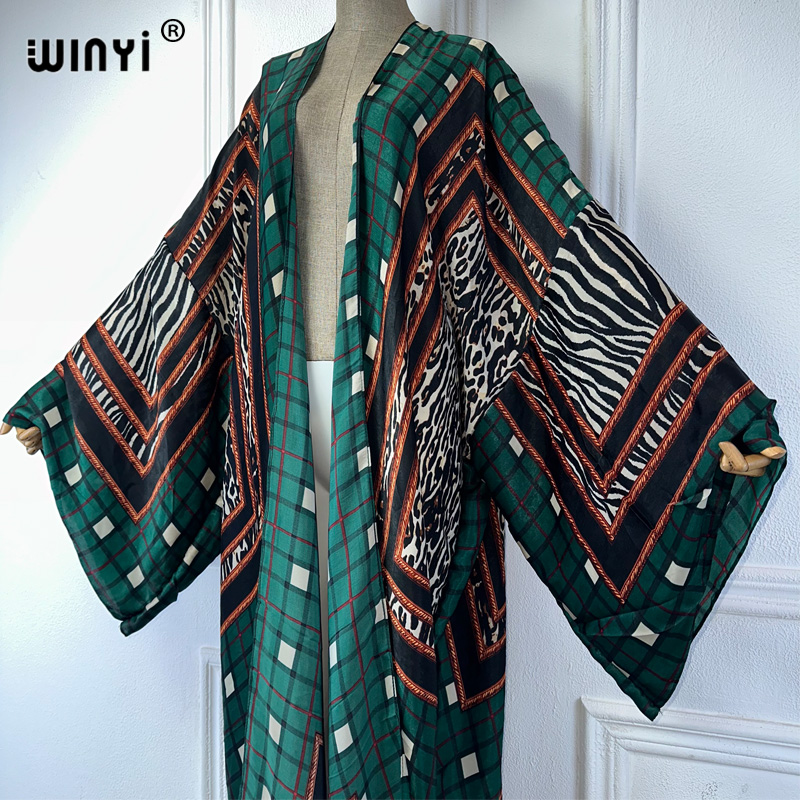 WINYI Kimono Seksi Musim Panas - Boho Summer Beach Maxi Dress ulasan dan harga