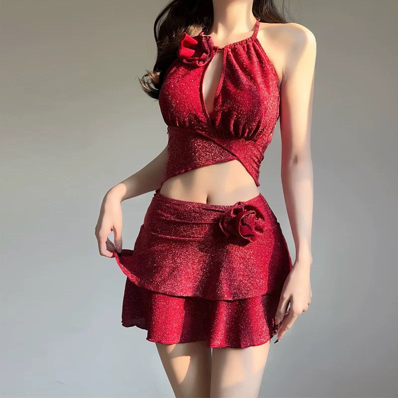 Set Bikini 2 Potong Wanita Gay - Swimwear ulasan dan harga
