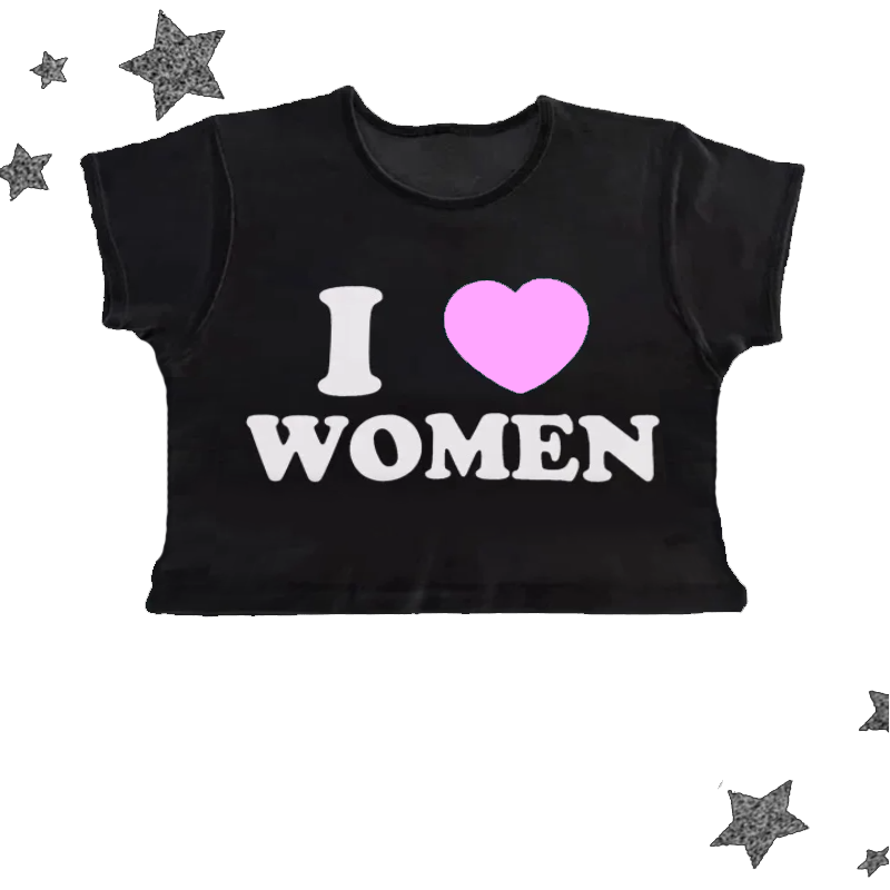 Kaos Crop Top Grafis 90an deng - Y2K Graphic Baby Tee Crop ulasan dan harga