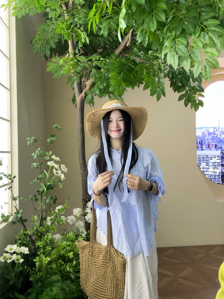 Setelan Kemeja Lengan Gelembun - Korean Style A Line Shirt Dress ulasan dan harga