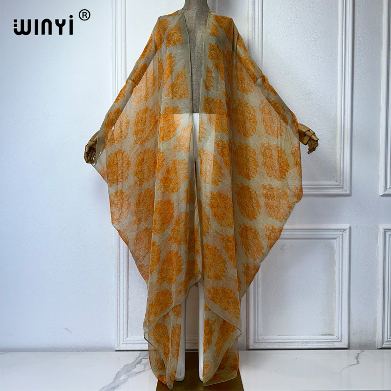 WINYI kimono maksi wanita, pak - Boho Summer Beach Maxi Dress ulasan dan harga