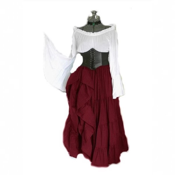 Gaun Lengan Panjang Pinggang T - Dresses ulasan dan harga