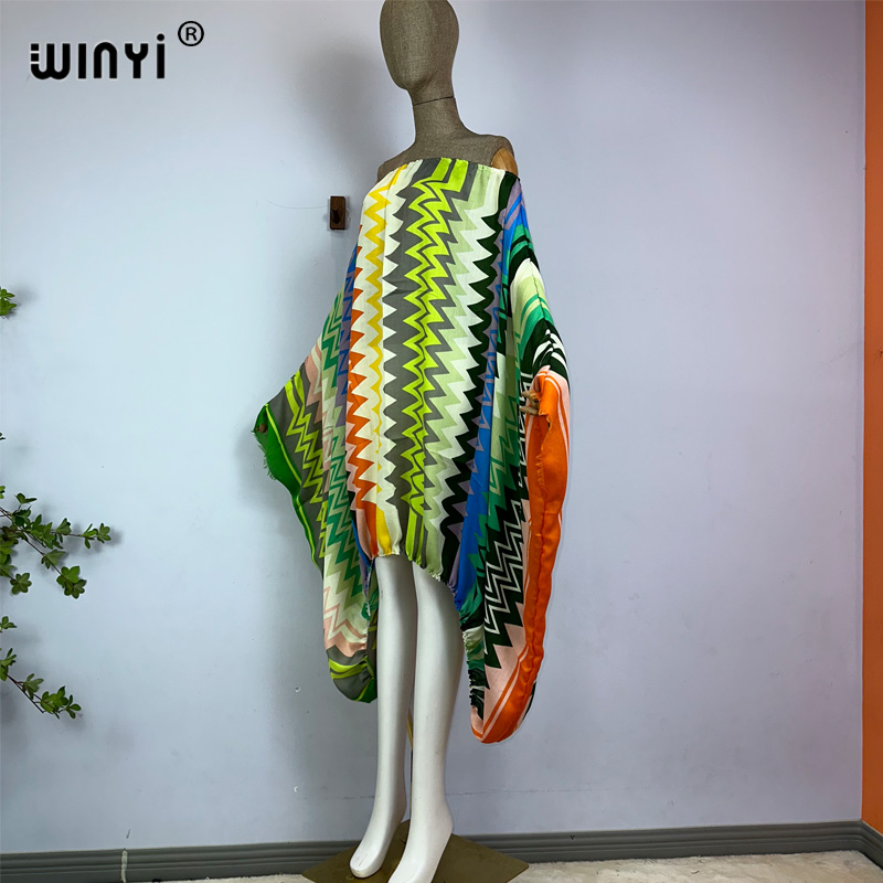 WINYI Gaun Maxi Wanita Seksi M - Boho Summer Beach Maxi Dress ulasan dan harga