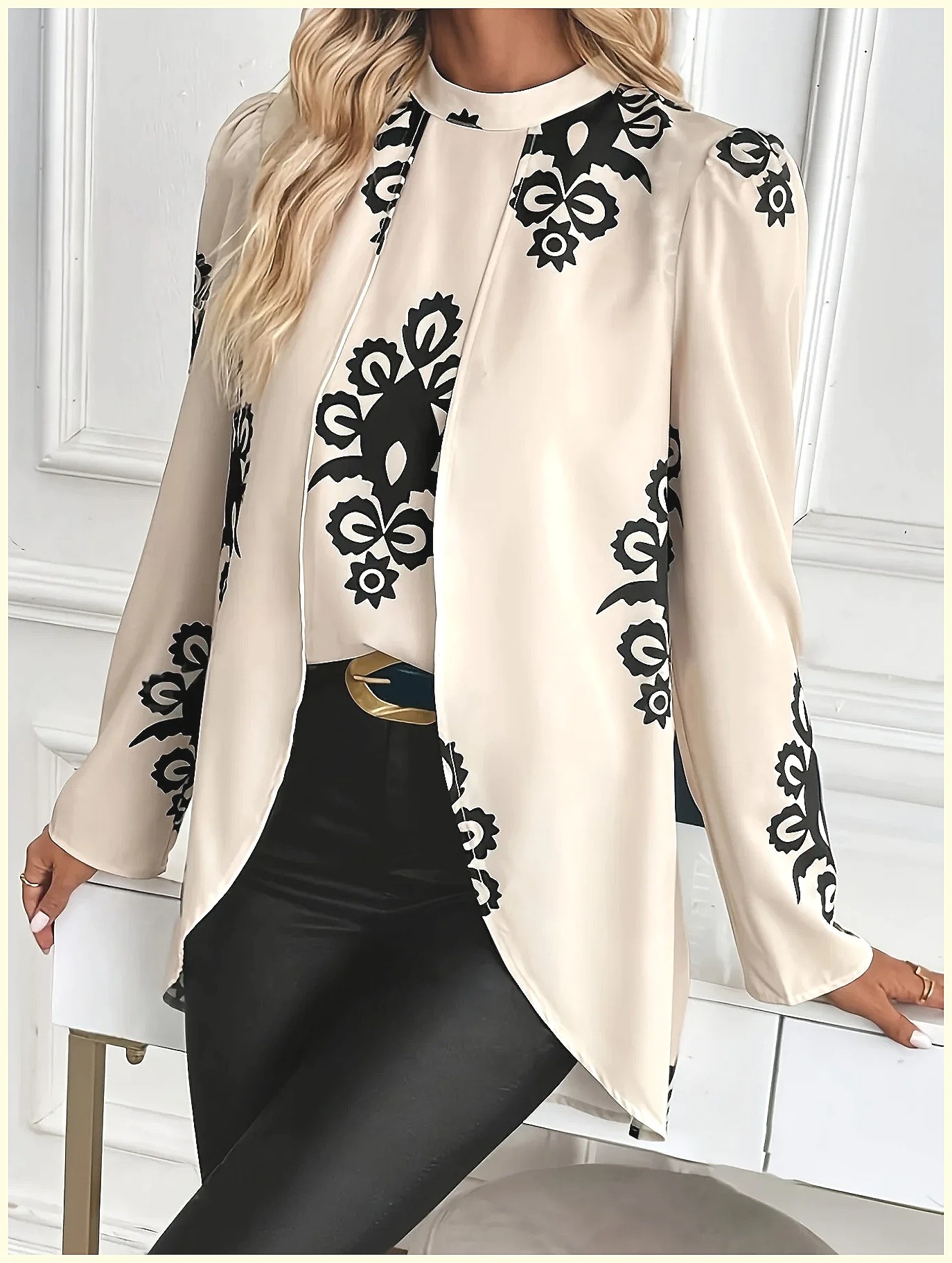Blus Wanita Lengan Panjang Mot - Blouses ulasan dan harga
