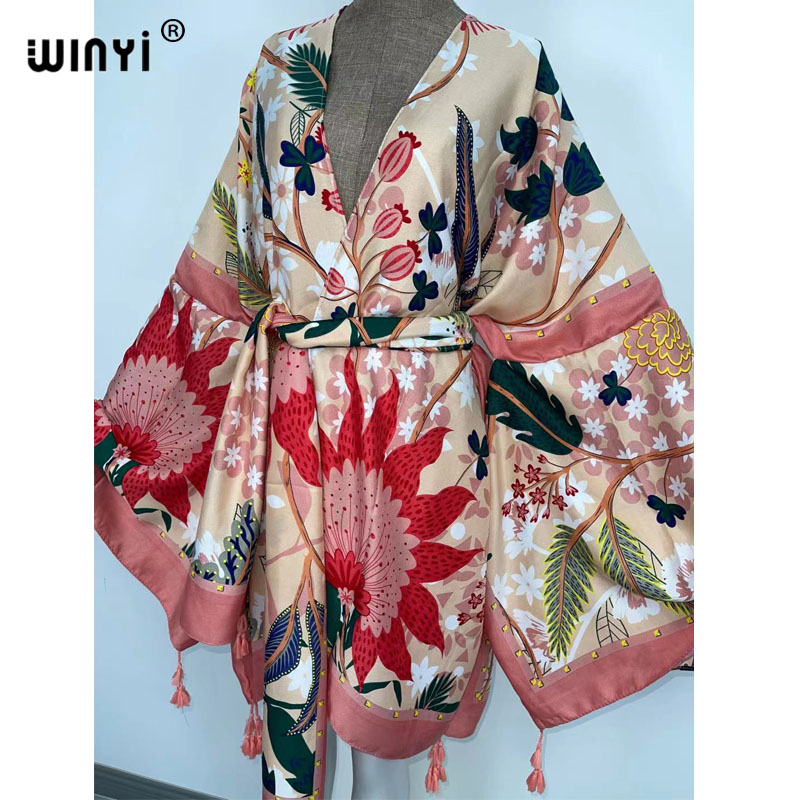 Gaun Musim Gugur WINYI untuk W - Boho Summer Beach Maxi Dress ulasan dan harga