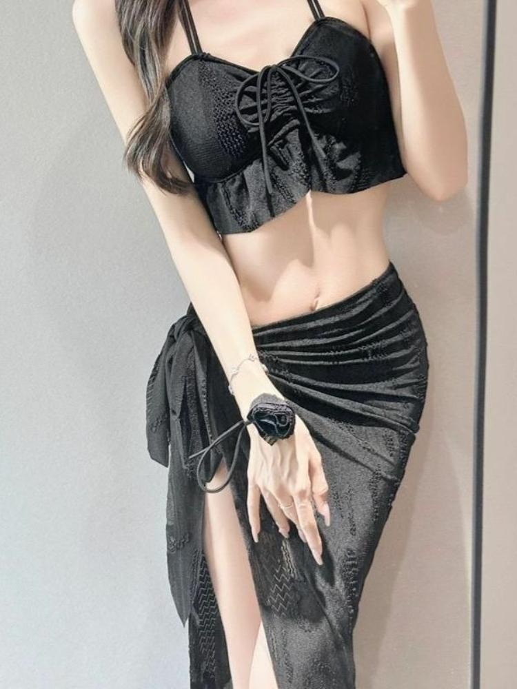 Baju Renang Wanita Dua Potong  - Tops ulasan dan harga