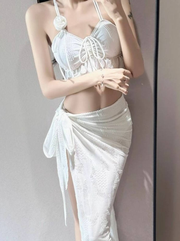 Baju Renang Wanita Dua Potong  - Tops ulasan dan harga