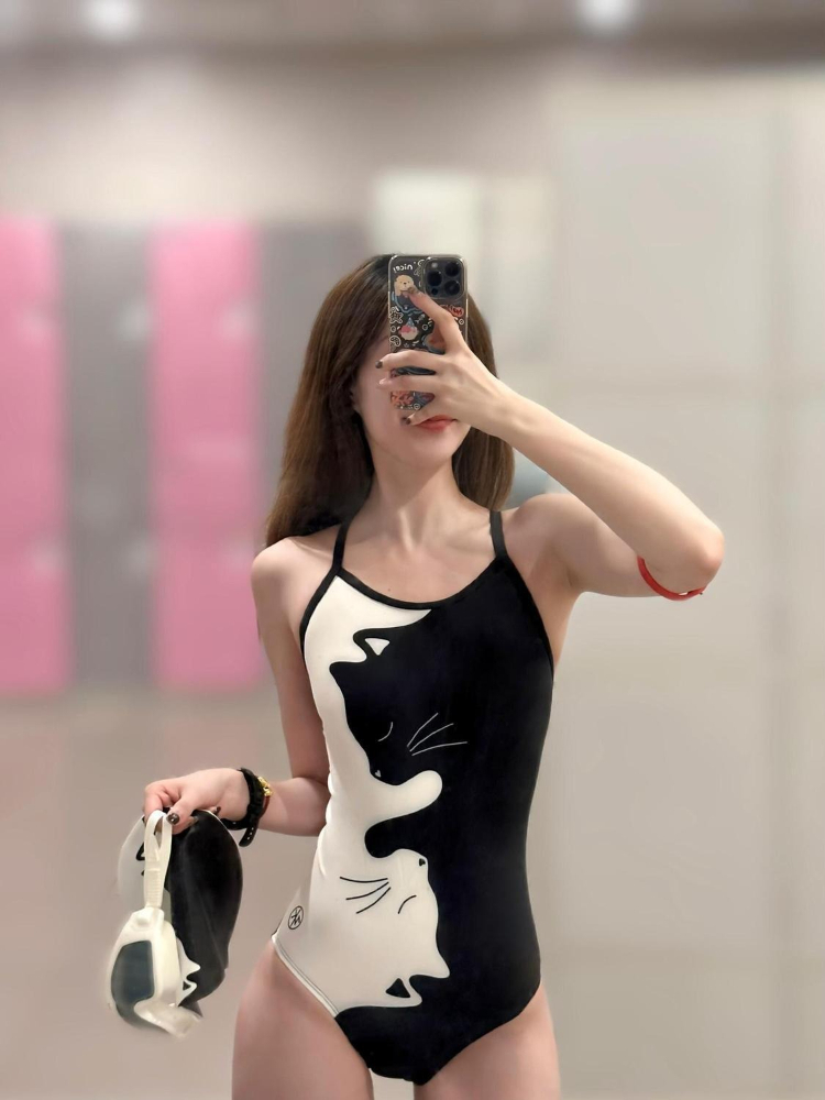 Baju Renang Wanita Motif Kucin - Swimwear ulasan dan harga