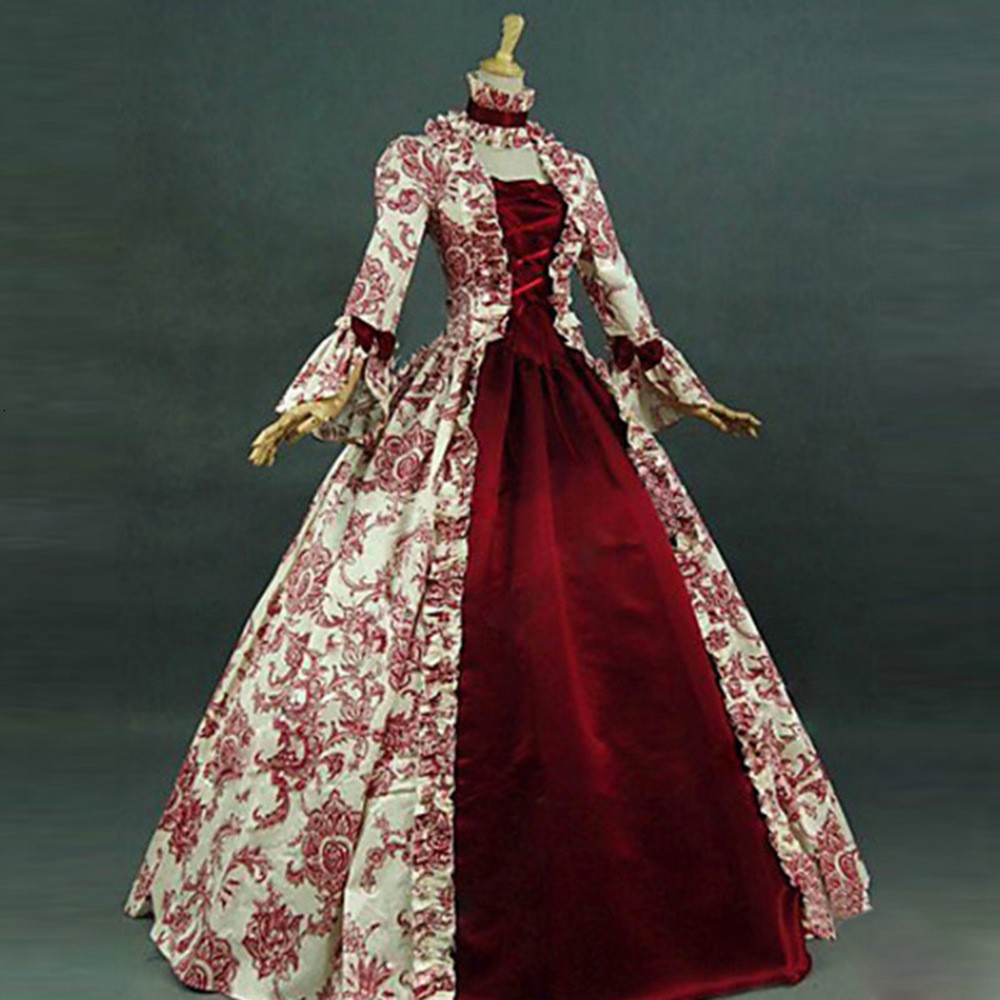 Gaun retro lengan panjang berm - Dresses ulasan dan harga